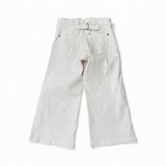 Pilcro Anthropologie The Kit High Rise Wide Leg Utility Trousers Size 26P - Picture 3 of 9